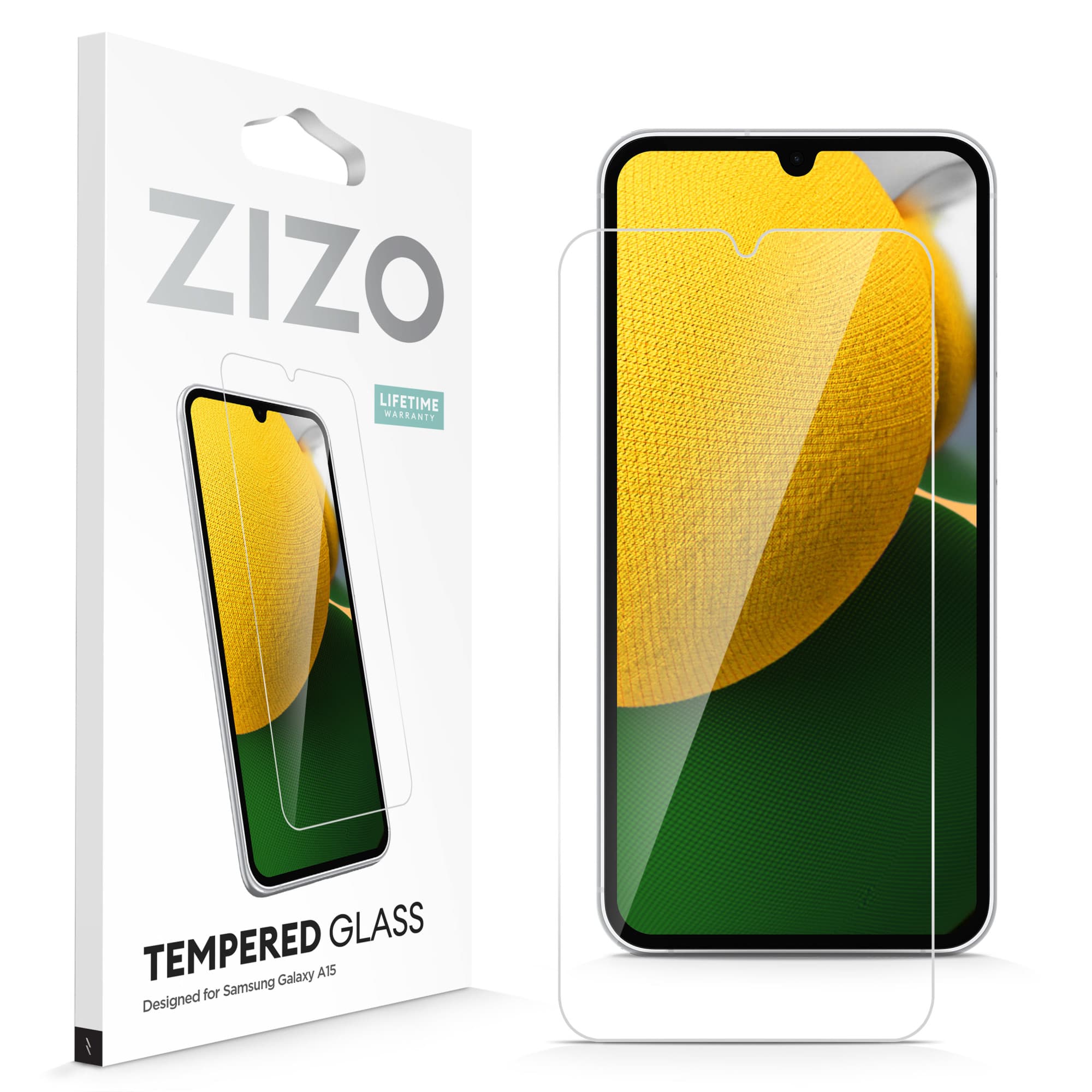 ZIZO Tempered Glass Screen Protector for Samsung Galaxy A15 & A15 5G