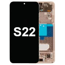 OLED & Frame Assembly for Samsung Galaxy S22 (Pink Gold & Violet) [OEM Service Pack]