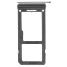 SIM & microSD Card Tray for Samsung Galaxy S8 & S8+ (Single, Arctic Silver)