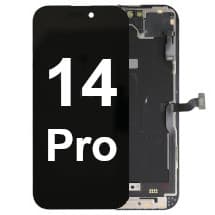 OLED, Proximity Sensor, & Frame Assembly for Apple iPhone 14 Pro [Premium]