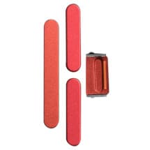 Cosmetic Button Set for Apple iPhone 12 Mini (Red)