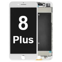LCD & Frame Assembly for Apple iPhone 8 Plus (White) [Evolve]