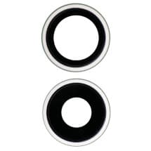 Sapphire Glass Camera Lens & Bezel Set for Apple iPhone 17 (White) [Premium]