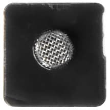 Flash, Power Button Flex Bracket & Microphone Mesh for Apple iPhone 13 & 13 Mini (Silver) (10 Pack)
