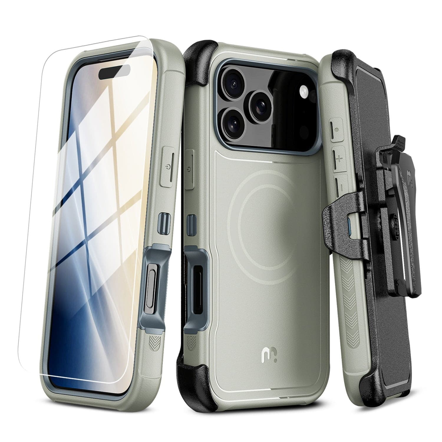 MYBAT Pro Maverick Case for Apple iPhone 17 Pro & 18 Pro (Gray)