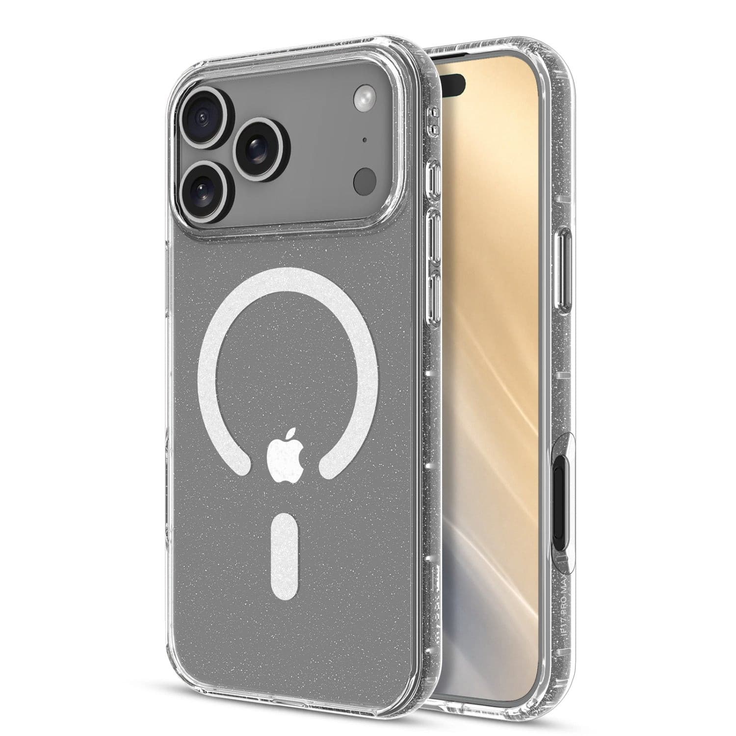 MYBAT Pro Savvy Case for Apple iPhone 17 Pro & 18 Pro (Clear Glitter)